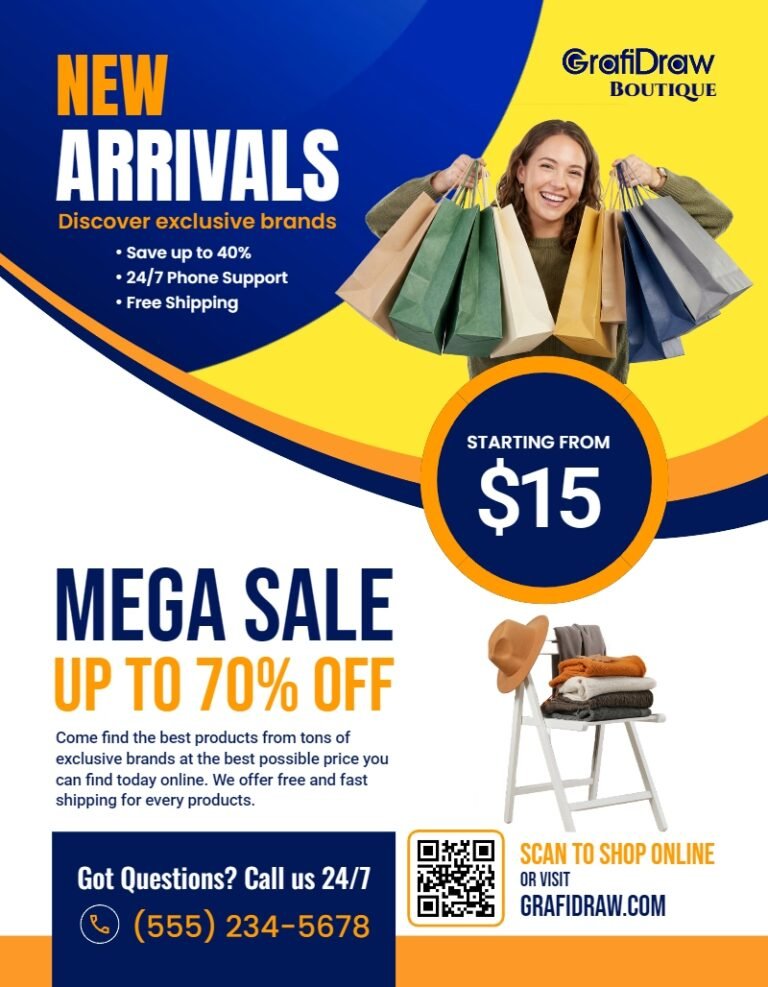 New Arrival Flyer Template