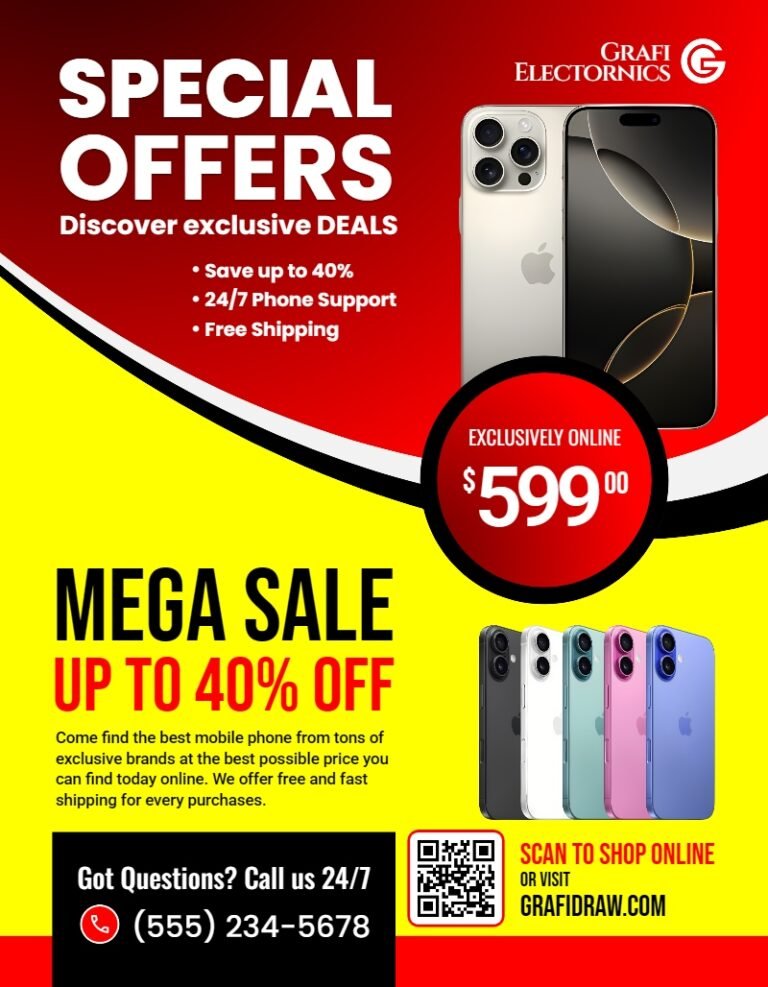Special Offer Deals Flyer Template