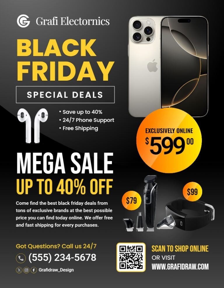 Black Friday Deals Flyer Template