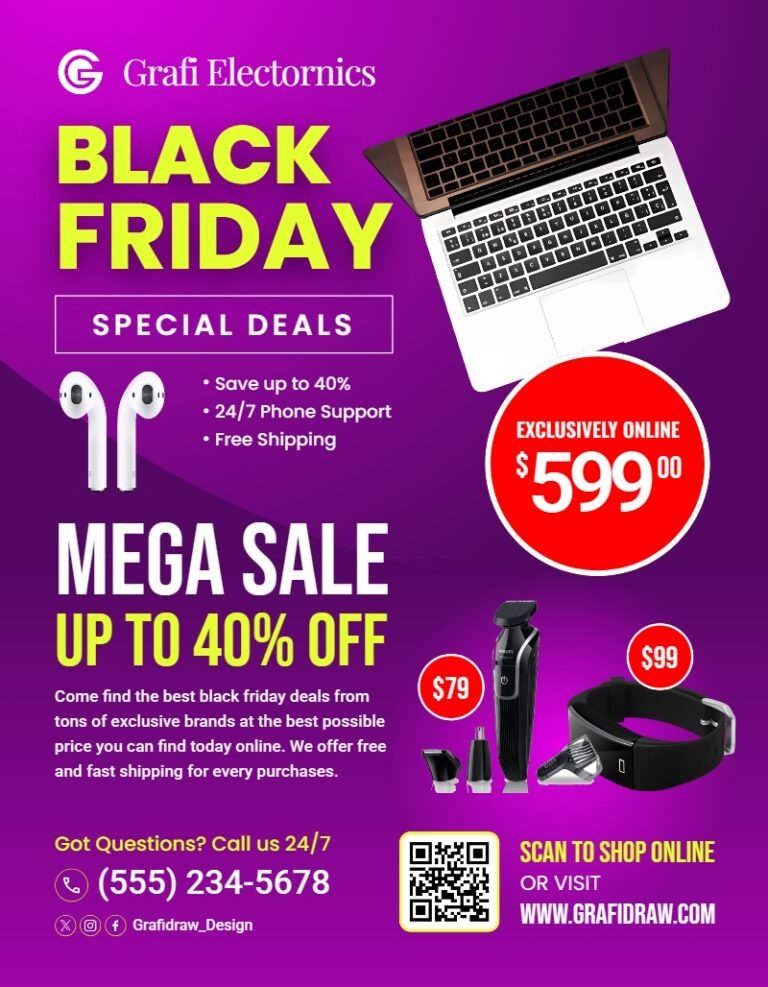 Black Friday Deals Flyer Template