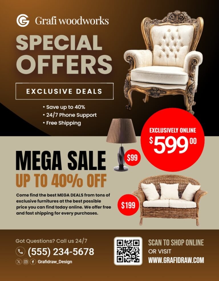 Special Offer Deals Flyer Template #4