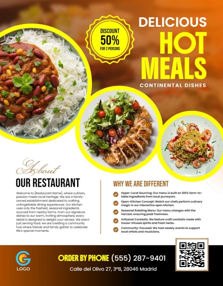 Restaurant Flyer Template #3