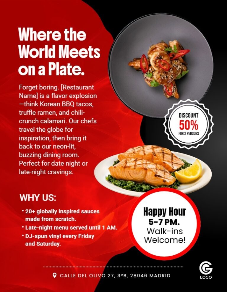 Restaurant Flyer Template #1