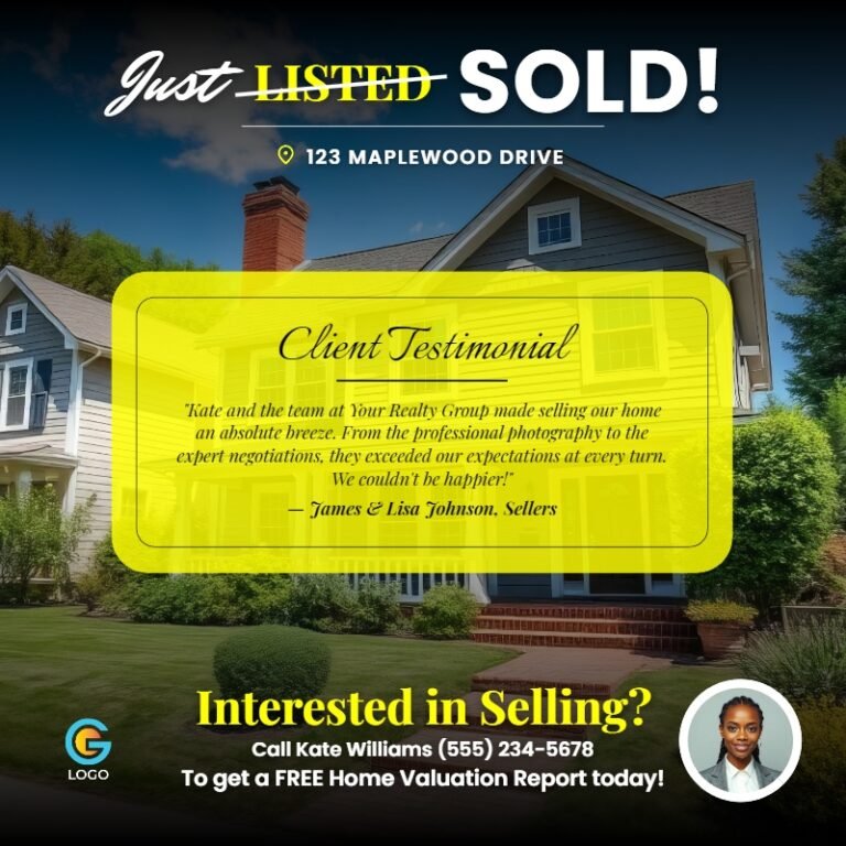 Sold – Real Estate Design Template #3