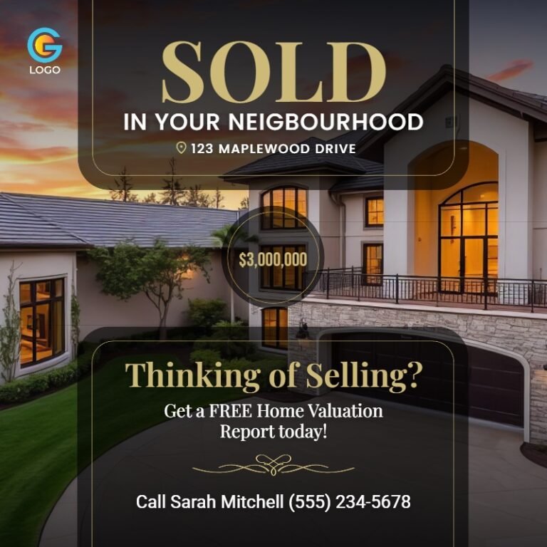 Sold – Real Estate Design Template #6