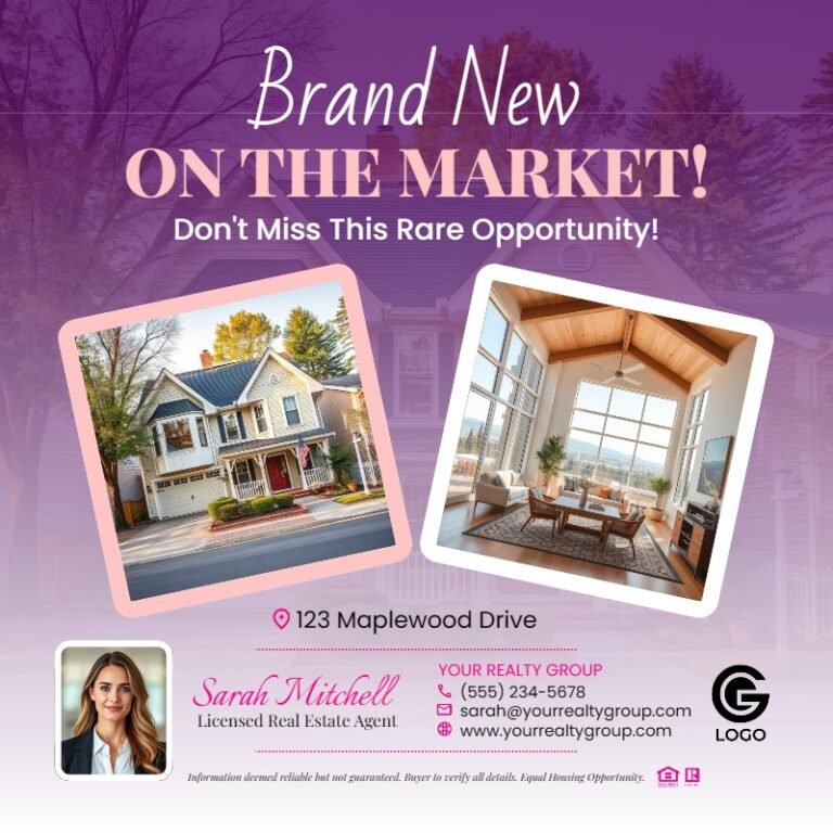 Just Listed – Real Estate Design Template #2