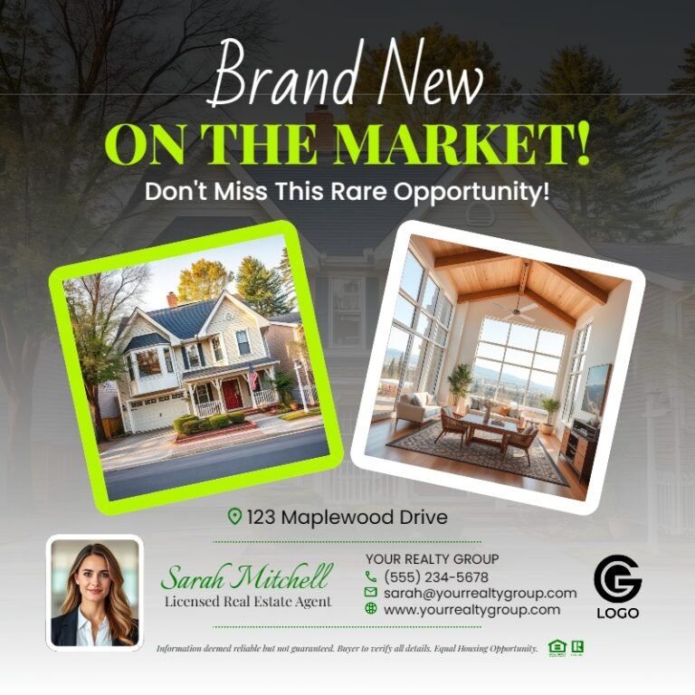 Just Listed – Real Estate Design Template #3