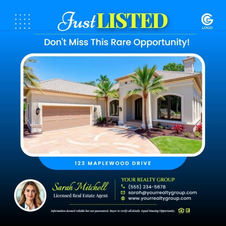 Just Listed – Real Estate Flyer Template #5