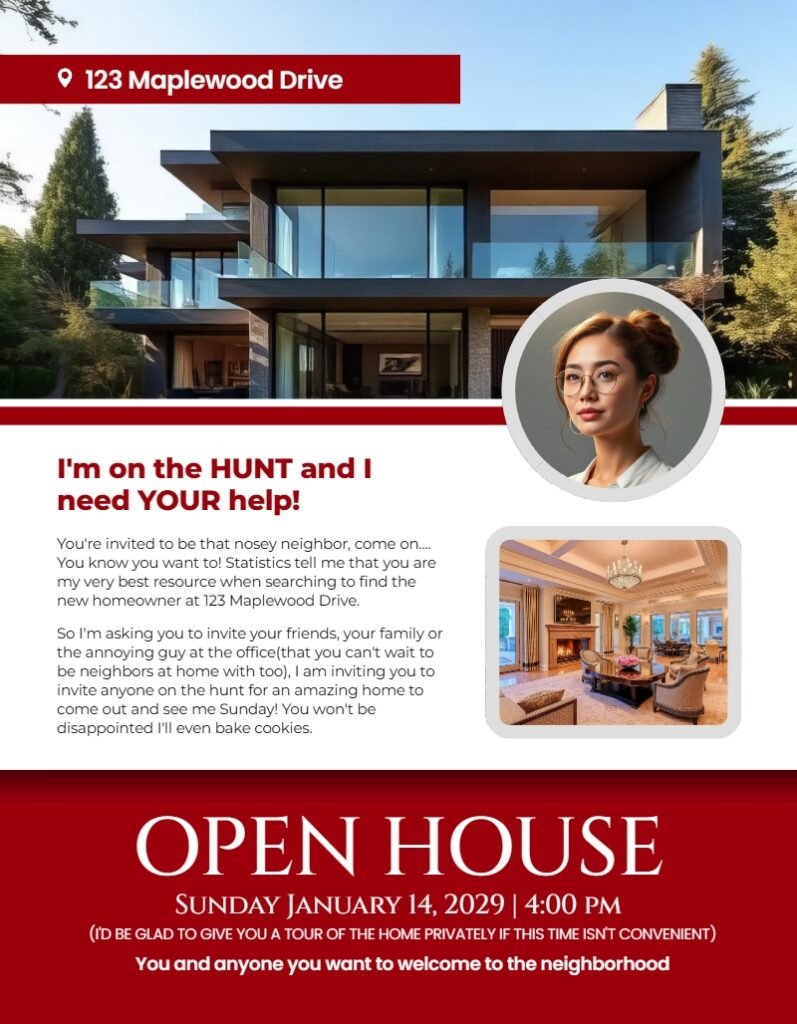 Open House Flyer Template