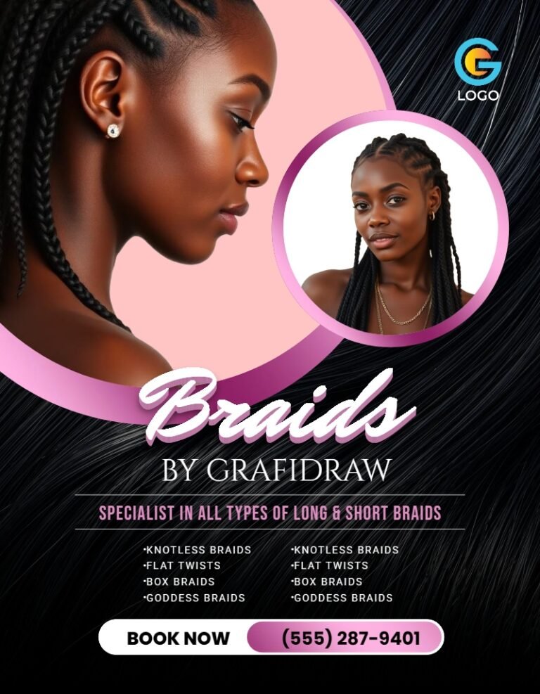 Hair Braids Stylist Template #4