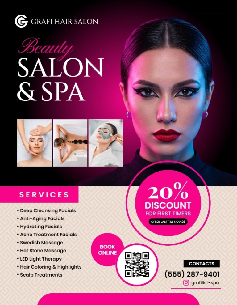Beauty Salon and Spa Template #4