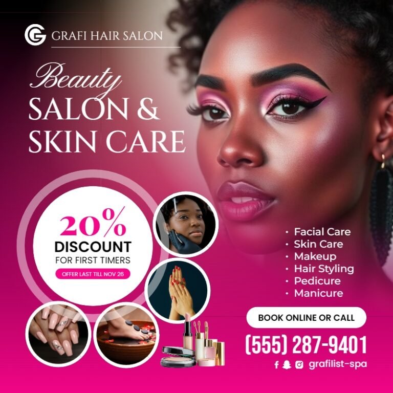 Beauty Salon and Skin Care Template #3