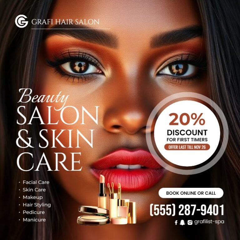 Beauty Salon and Skin Care Template #5
