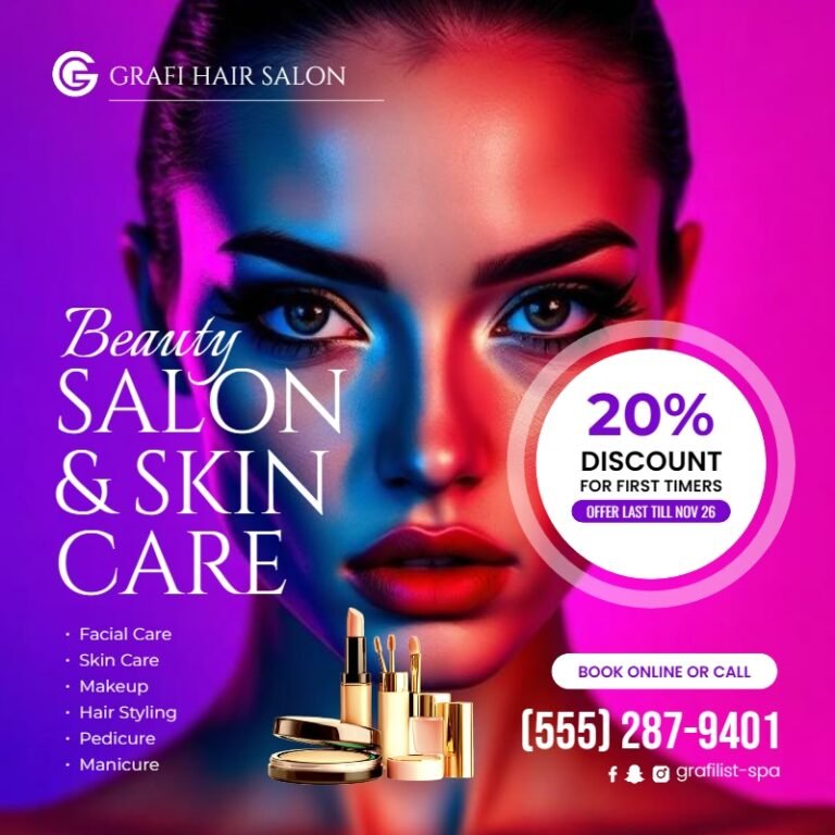 Beauty Salon and Skin Care Template #6