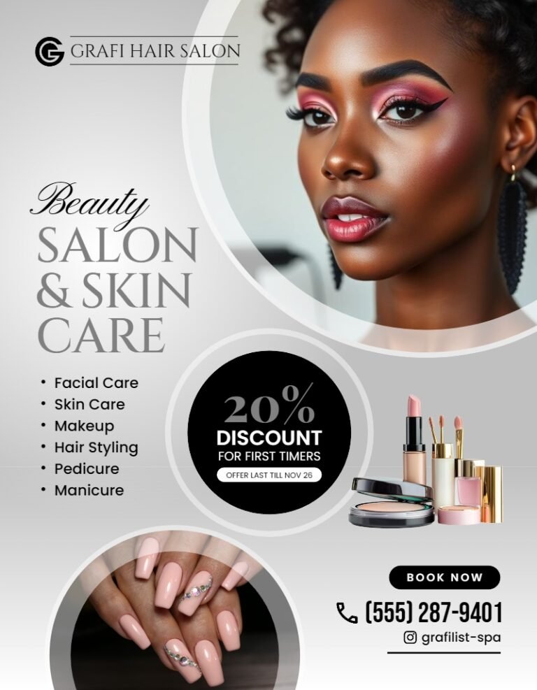 Beauty Salon and Skin Care Template #7