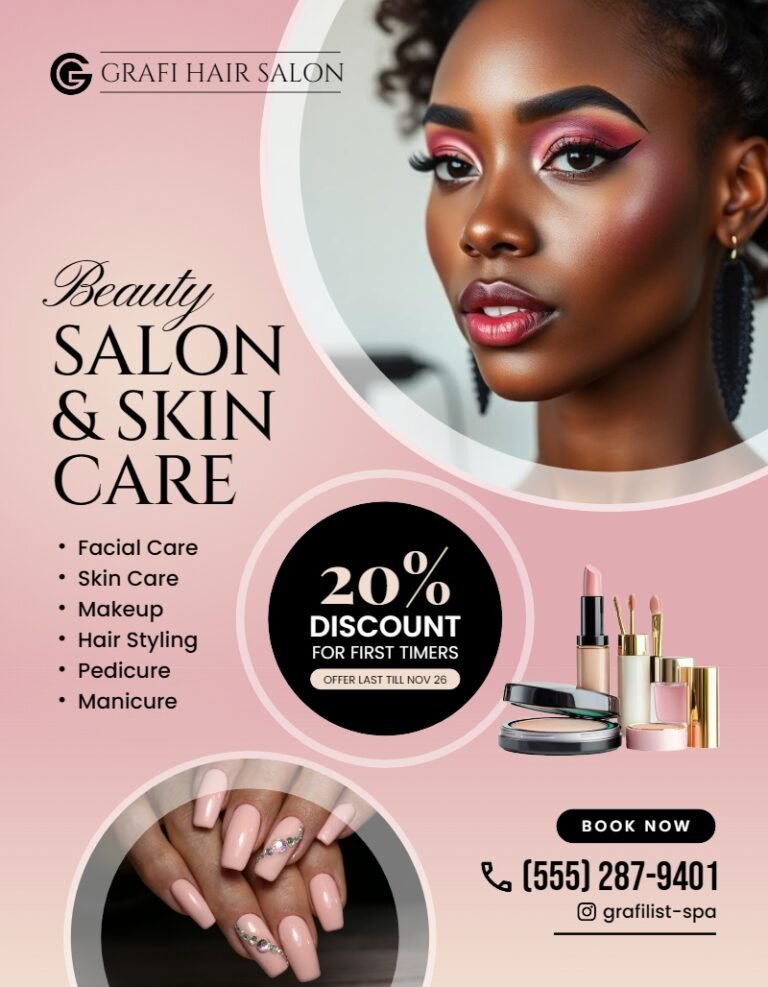 Beauty Salon and Skin Care Template #8
