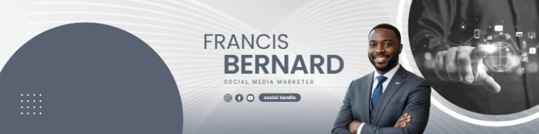 Personal LinkeIn Cover Template #5