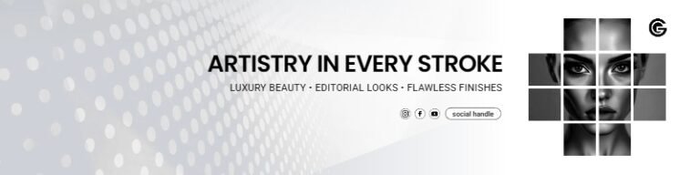 Beauty and Stylist Linkedin Template