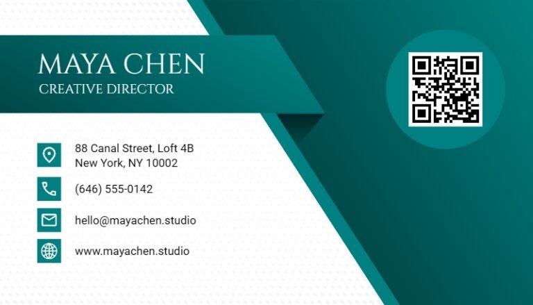 Business Card Design Template 003 #2