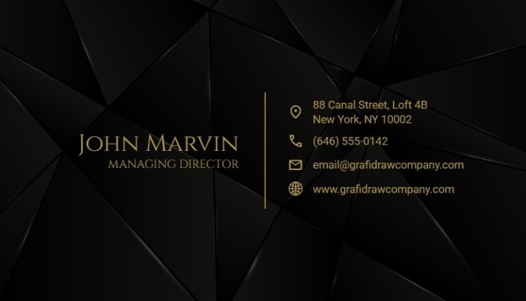 Business Card Template 013 #2