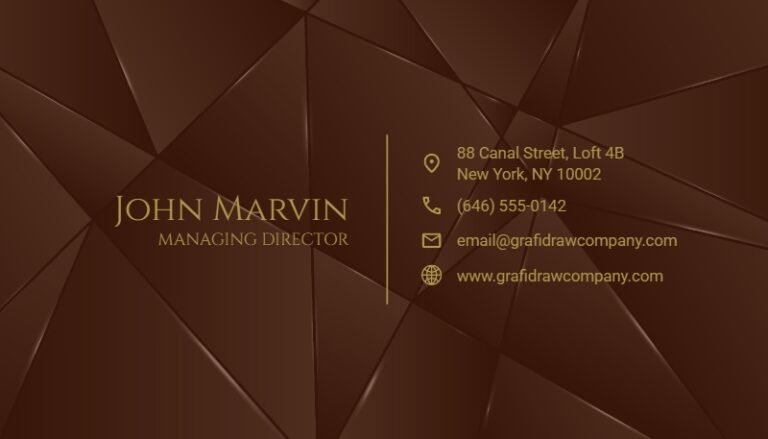 Business Card Template 016 #2