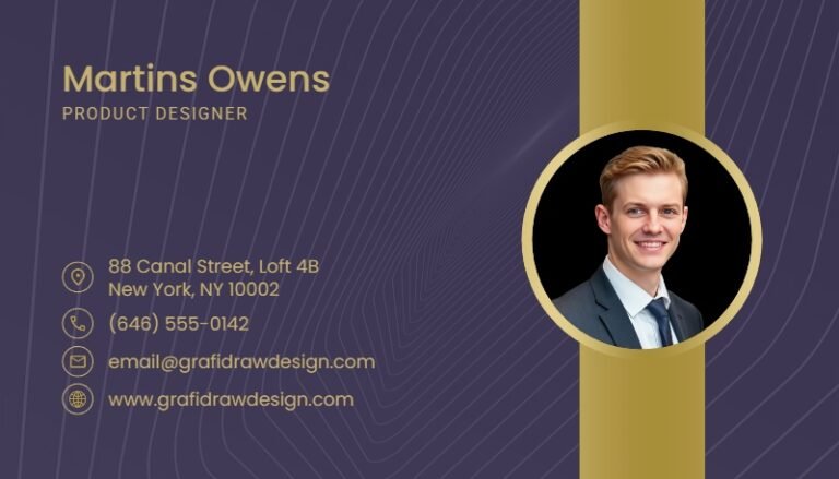 Business Card Template 018 #1