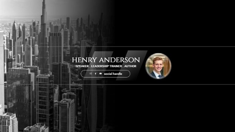 Personal Brand Youtube Cover Design Template #3