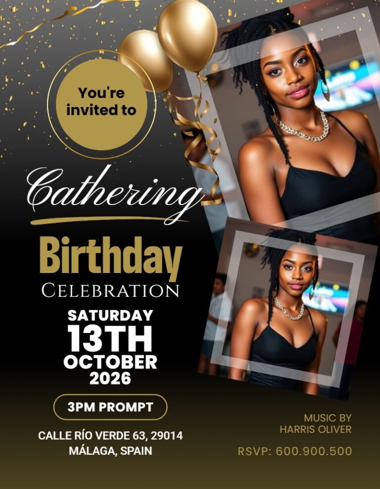 Birthday Invitation Card Template #21