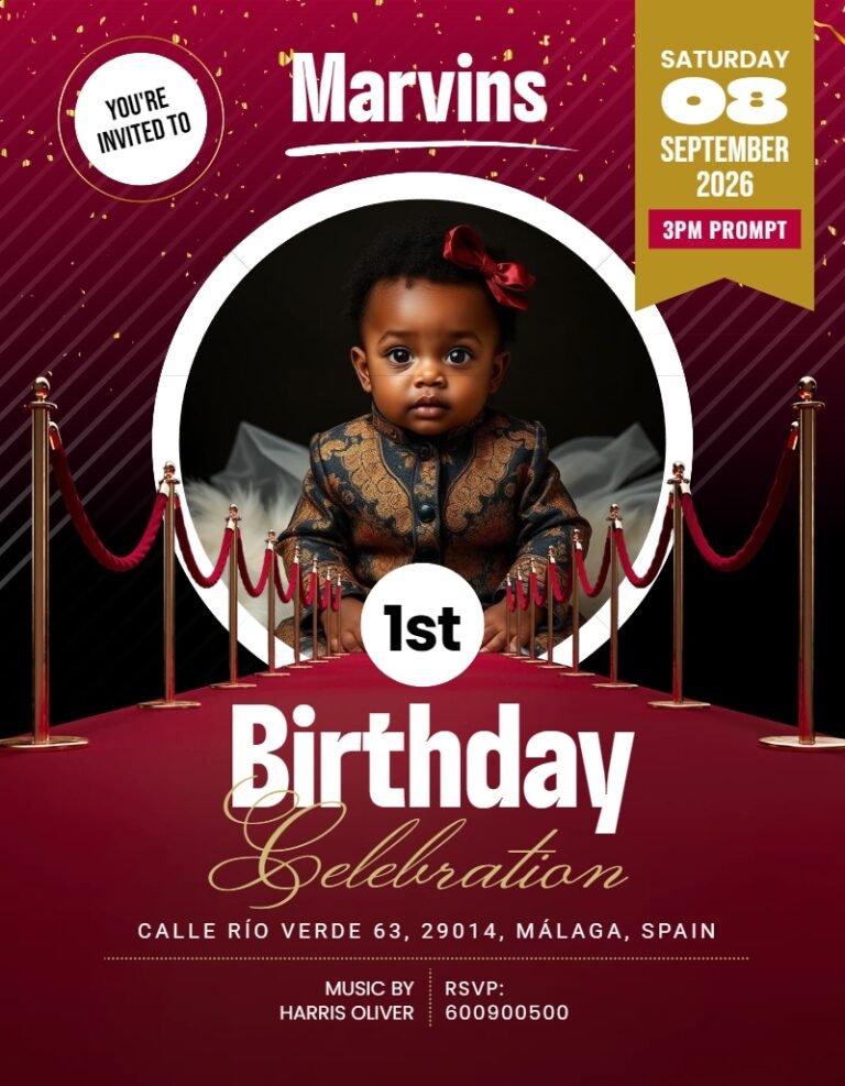 Birthday Invitation Card Template #23