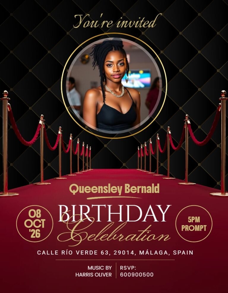 Birthday Invitation Card Template #25