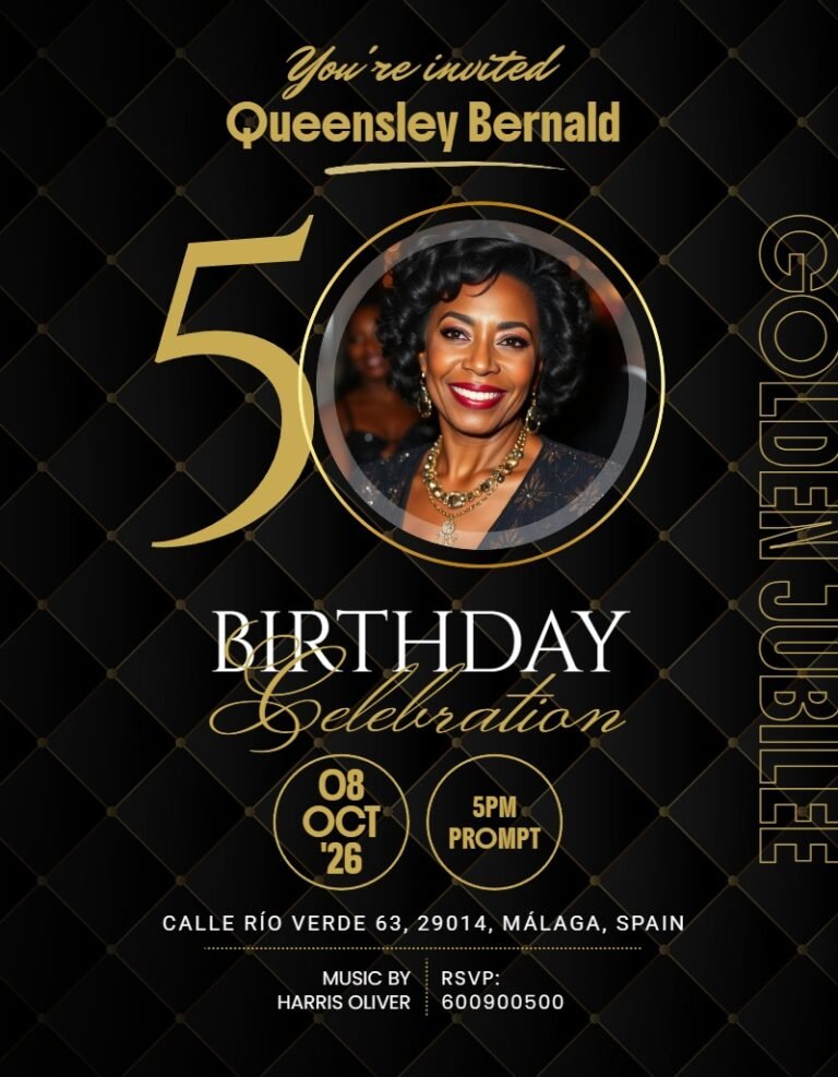 Birthday Invitation Card Template #26