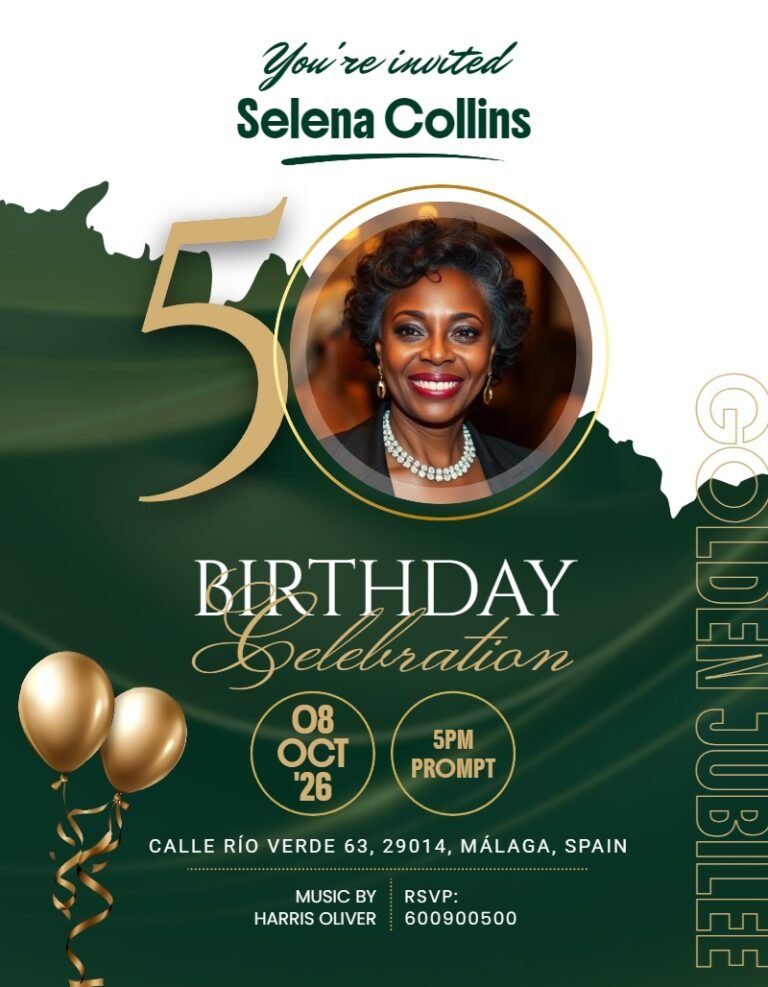 Birthday Invitation Card Template #29