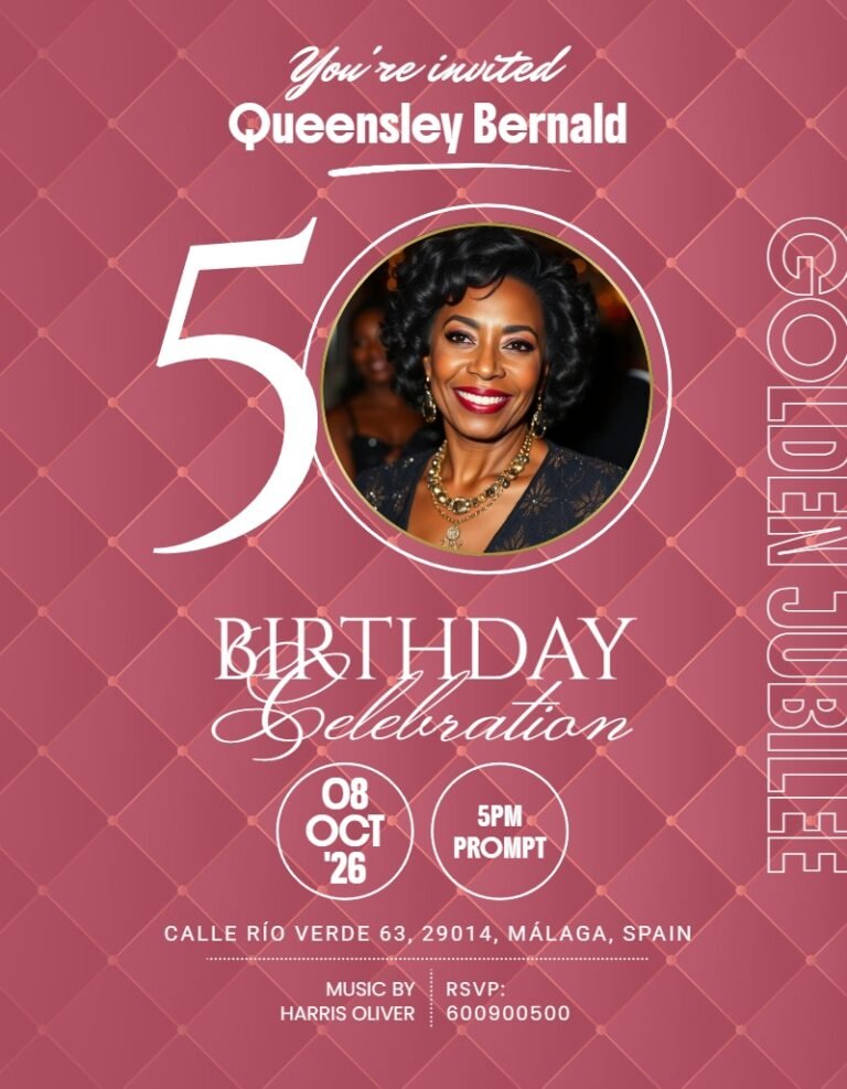 Birthday Invitation Card Template #31