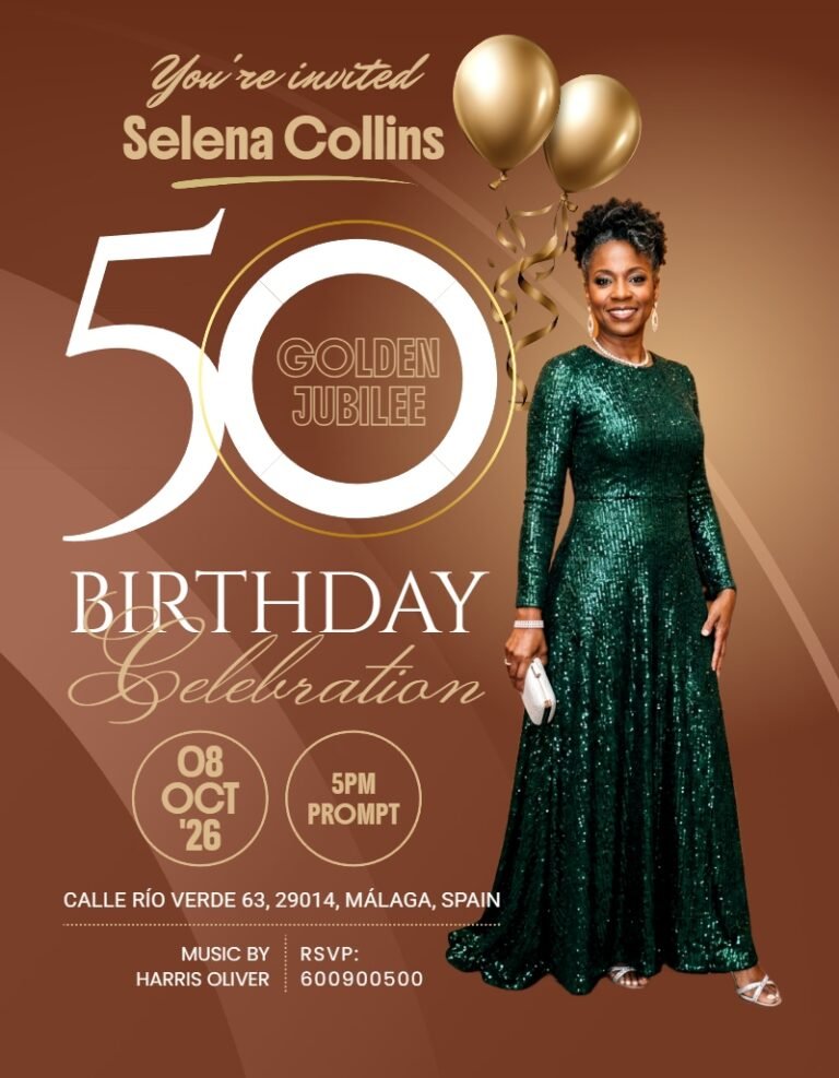 Birthday Invitation Card Template #32