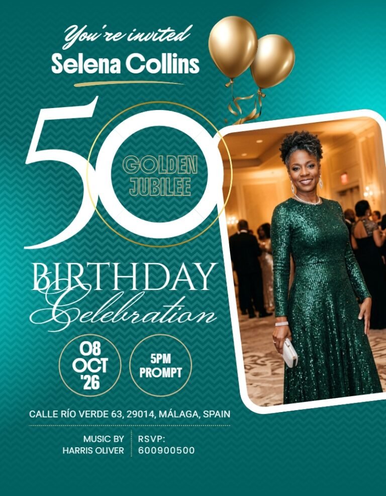 Birthday Invitation Card Template #33