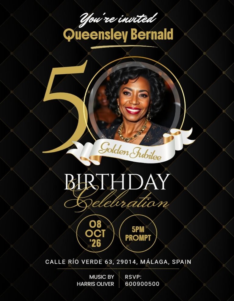 Birthday Invitation Card Template #34
