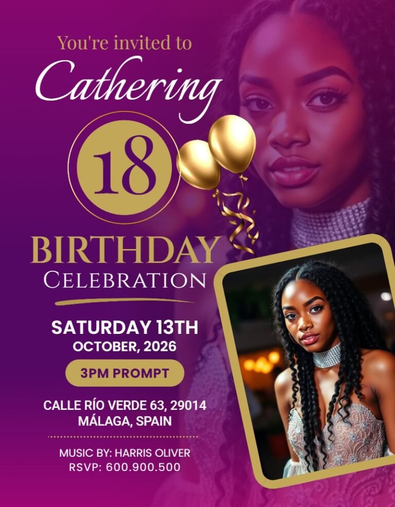Birthday Invitation Card Template #47