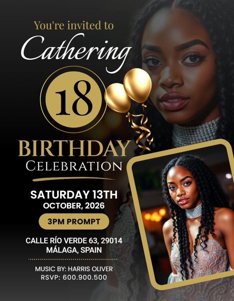 Birthday Invitation Card Template #48