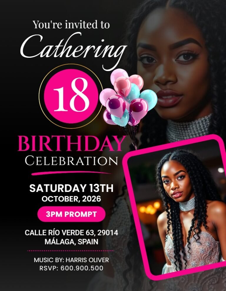 Birthday Invitation Card Template #49