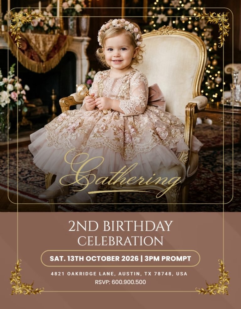 Birthday Invitation Card Template #52