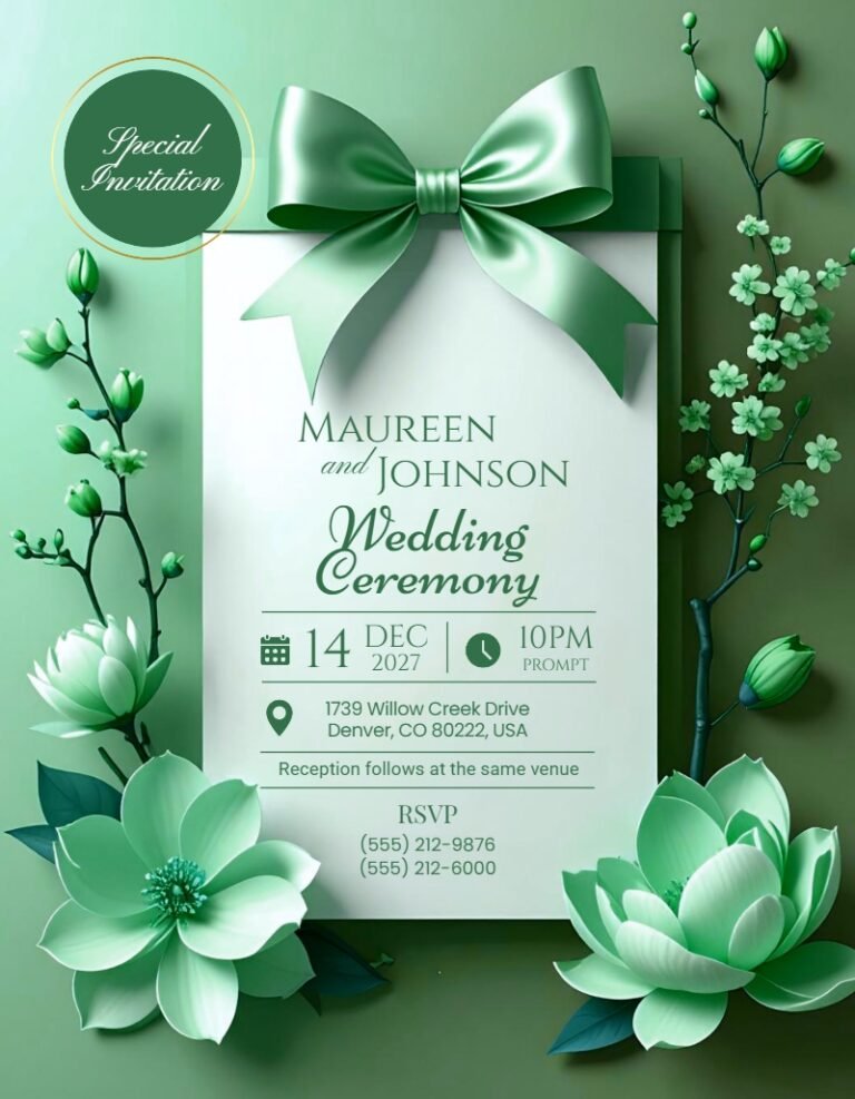 Wedding Invitation Template #15