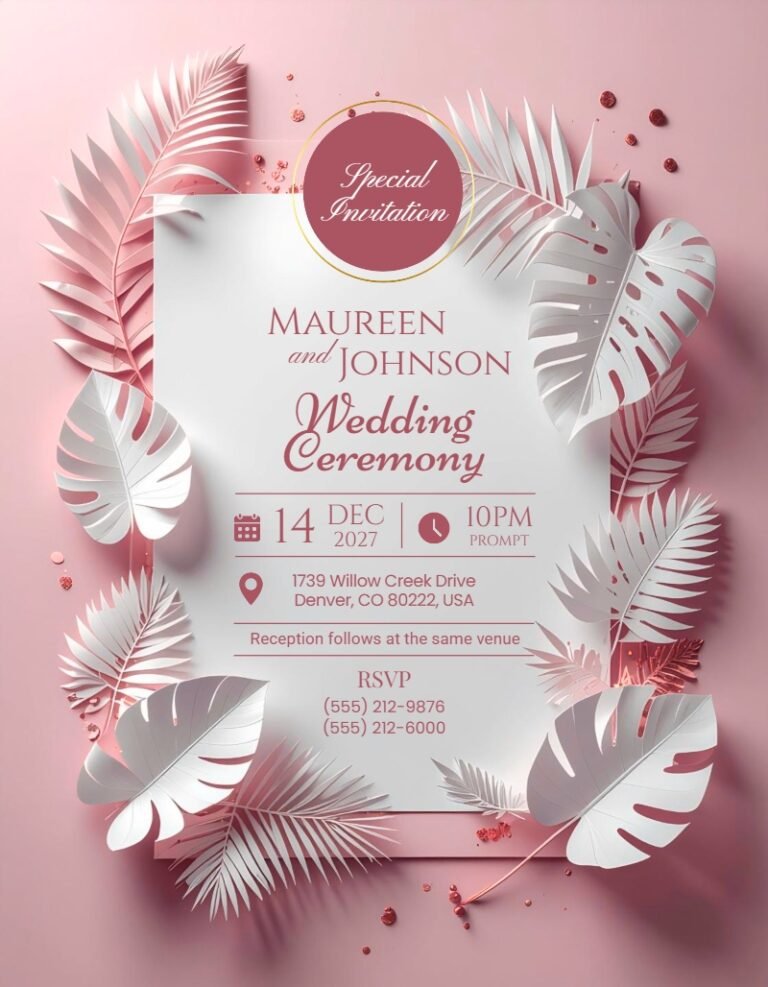Wedding Invitation Template #18