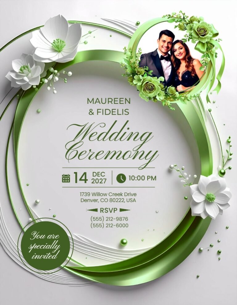 Wedding Invitation Template #21