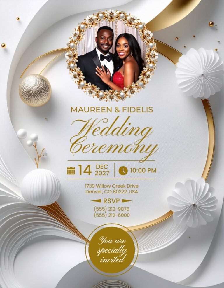 Wedding Invitation Template #24