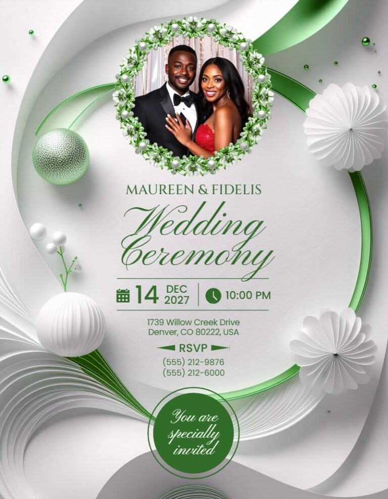 Wedding Invitation Template #25