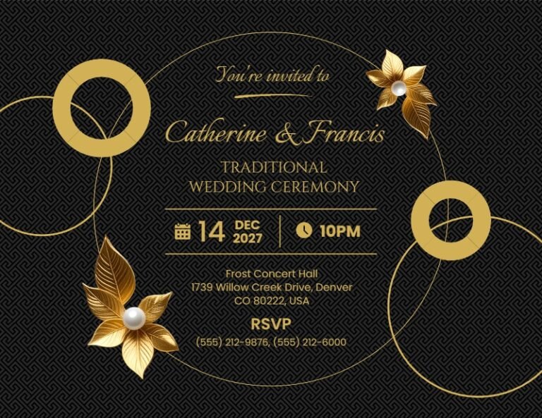 Wedding Invitation Template #41