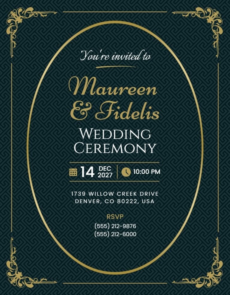 Wedding Invitation Template #50