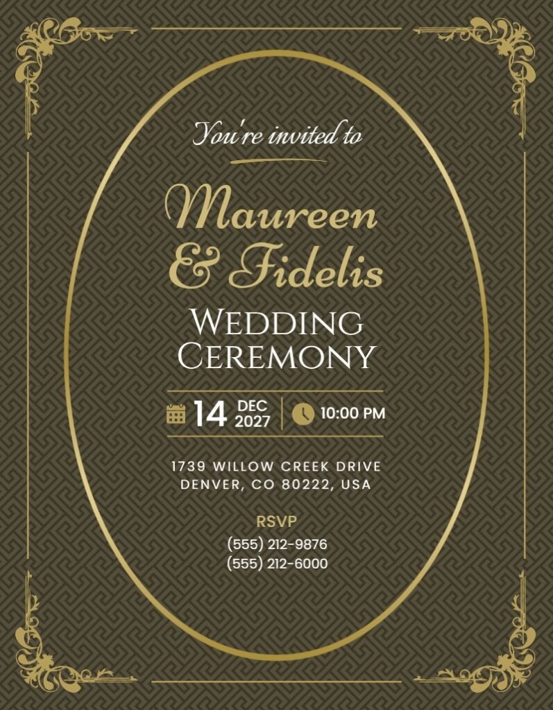 Wedding Invitation Template #51