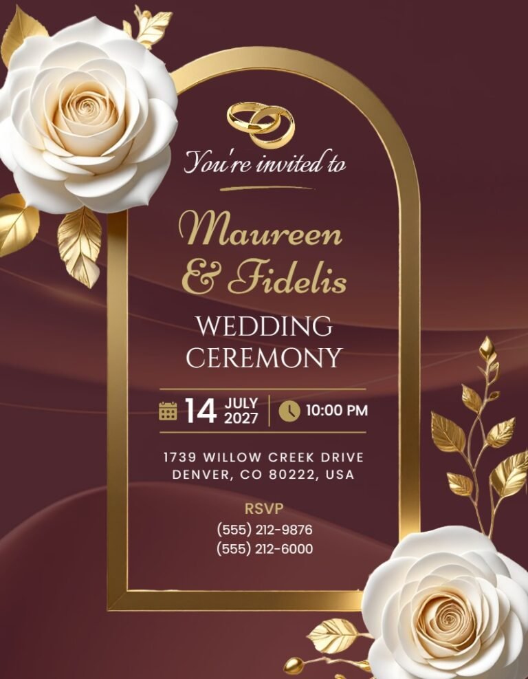 Wedding Invitation Template #59