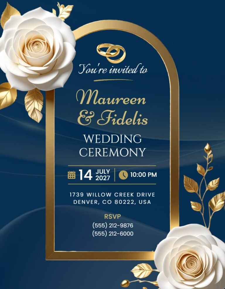 Wedding Invitation Template #60